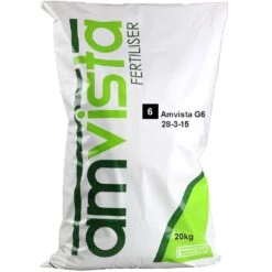Amvista G6 Long Life Fertiliser 20KG (28-3-15) For Established Grass
