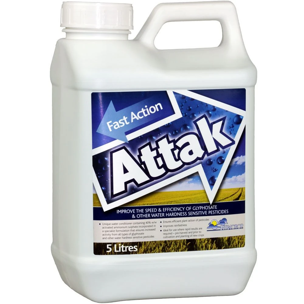 Attak 5L - Adjuvant To Maximise Glyphosate Performance 1 Attak 5L - Adjuvant To Maximise Glyphosate Performance