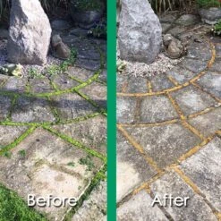 MossOff Chemical Free Multi Surface 5L - Clears Moss & Algae On Hard Surfaces -Garden Care Specialty Shop before after3