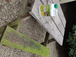 MossOff Chemical Free Multi Surface 5L - Clears Moss & Algae On Hard Surfaces -Garden Care Specialty Shop bench