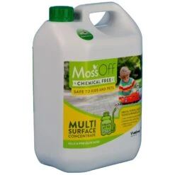 MossOff Chemical Free Multi Surface 5L - Clears Moss & Algae On Hard Surfaces -Garden Care Specialty Shop moss off multi 3 4