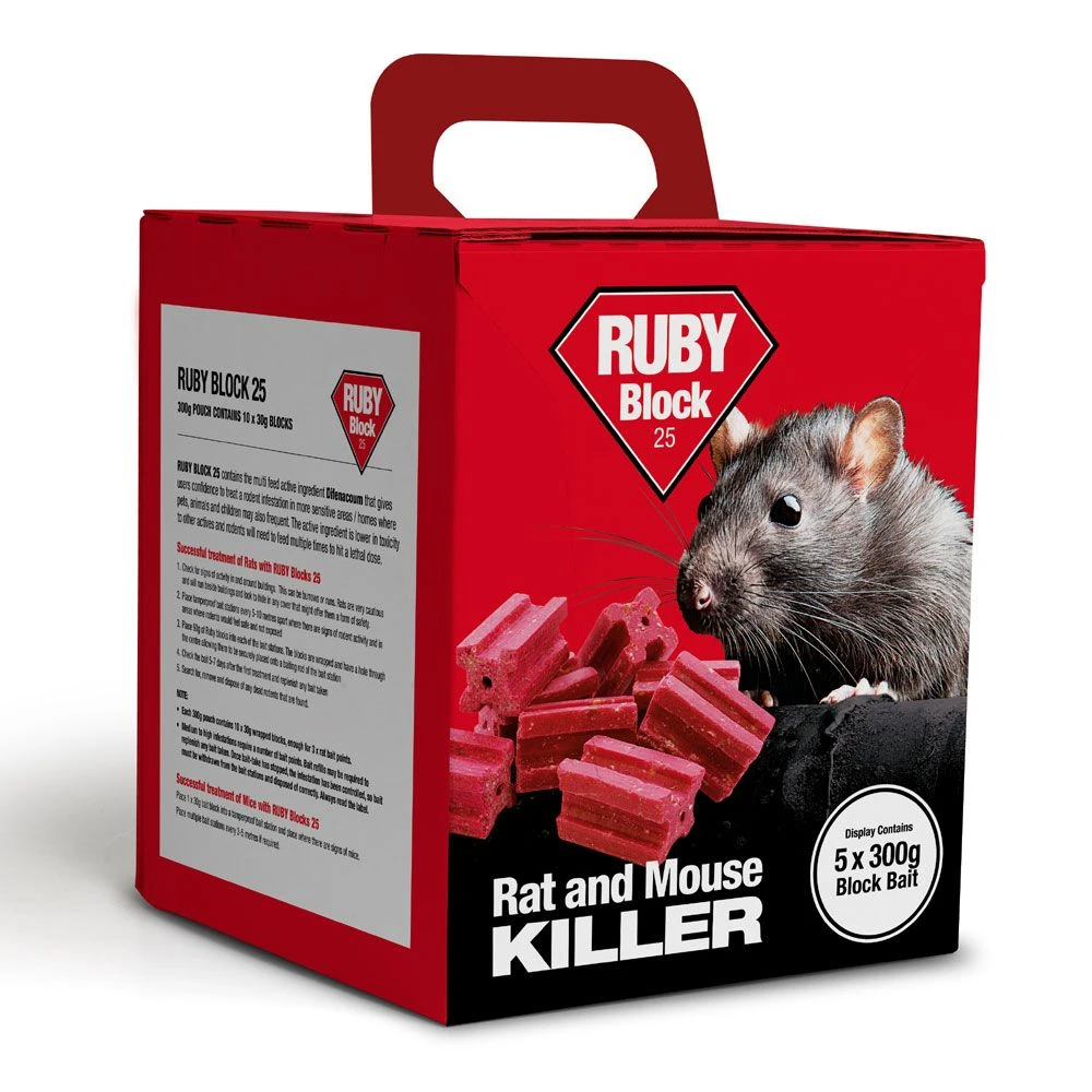 Ruby Blocks 25 Wax Blocks 1.5kg (5 X 300g Packs) 1 Ruby Blocks 25 Wax Blocks 1.5kg (5 X 300g Packs)