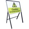 Spraying In Progress Warning Safety Sign