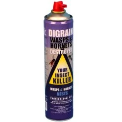 Digrain Wasps & Hornets Destroyer 600ml -Garden Care Specialty Shop wasp spray no lid